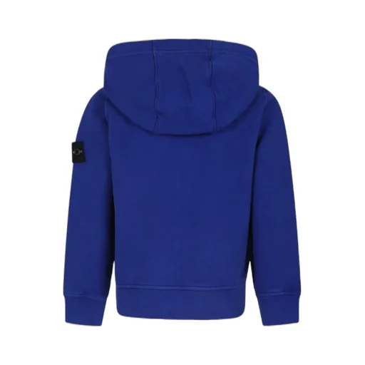 Stone Island Junior Compass Patch Zip-Up Hoodie