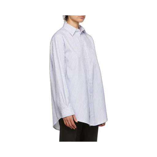 Maison Margiela Pinstripe Long-Sleeved Shirt
