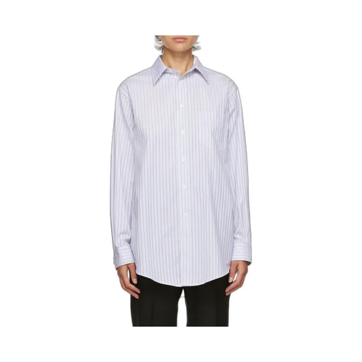 Maison Margiela Pinstripe Long-Sleeved Shirt