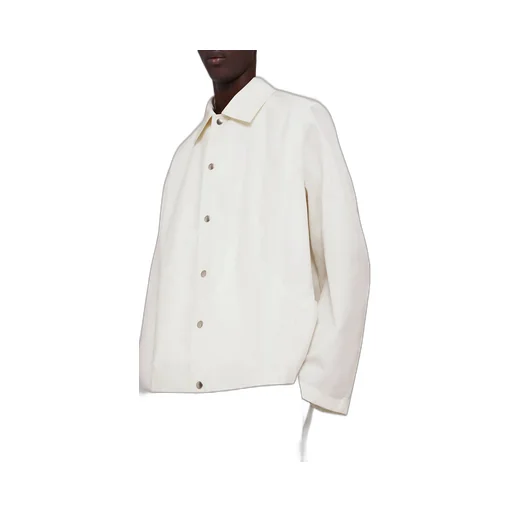 Jil Sander Logo Printed Long-Sleeved Jacket