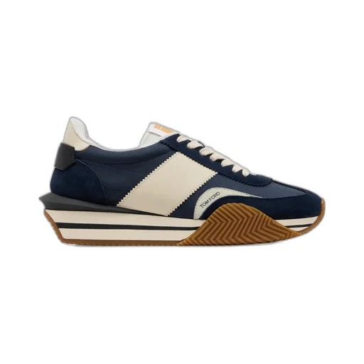Tom Ford James Almond Toe Flatform Sneakers
