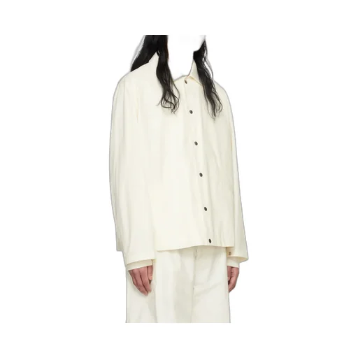 Jil Sander Logo Printed Long-Sleeved Jacket