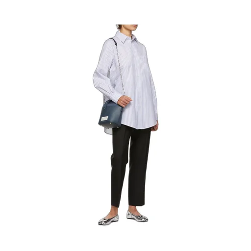 Maison Margiela Pinstripe Long-Sleeved Shirt