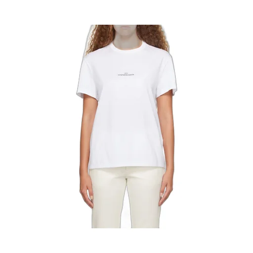 Maison Margiela Logo Embroidered Crewneck T-Shirt