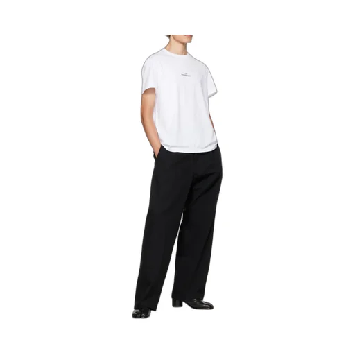 Maison Margiela Logo Embroidered Crewneck T-Shirt