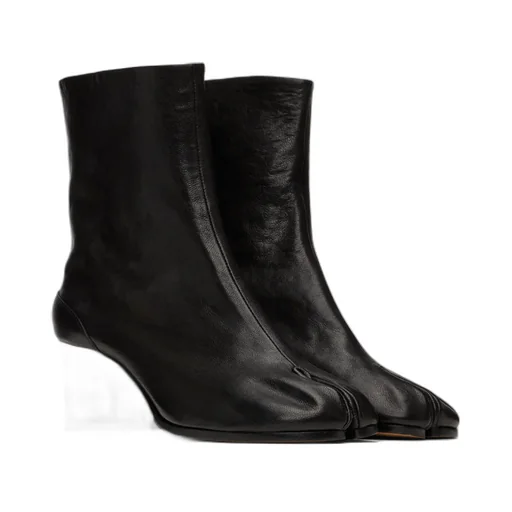 Maison Margiela Tabi Toe Block Heeled Ankle Boots