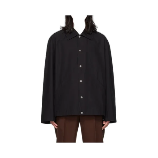 Jil Sander Logo Printed Long-Sleeved Jacket