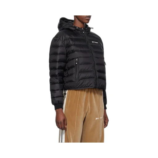 Palm Angels Logo Detailed Quilted Jacket