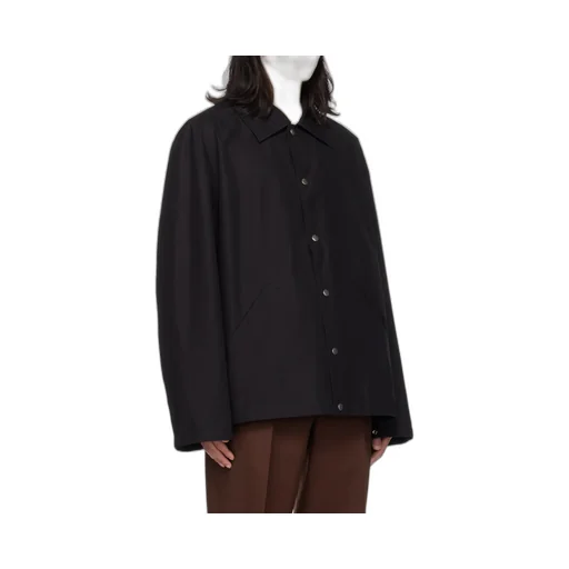 Jil Sander Logo Printed Long-Sleeved Jacket