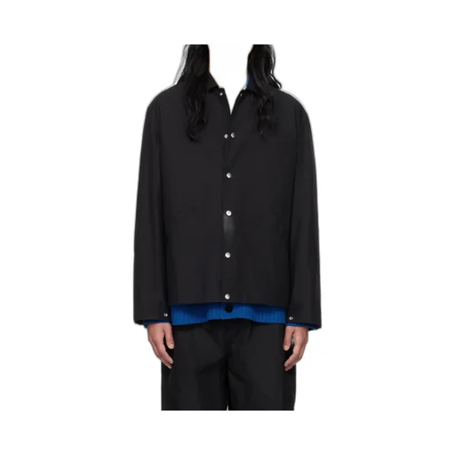 Jil Sander Logo Printed Long-Sleeved Jacket