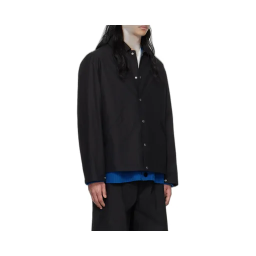 Jil Sander Logo Printed Long-Sleeved Jacket