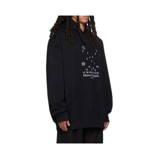 Maison Margiela Logo-Printed Long-Sleeved Hoodie