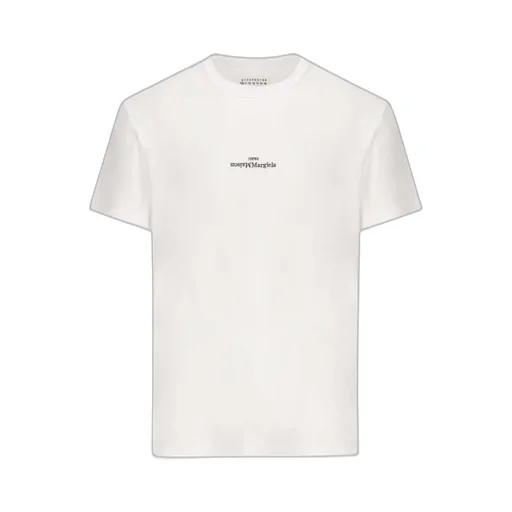 Maison Margiela Logo Embroidered Crewneck T-Shirt