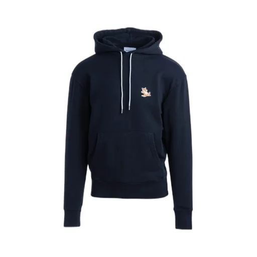 Maison Kitsuné Fox Patch Drawstring Hoodie