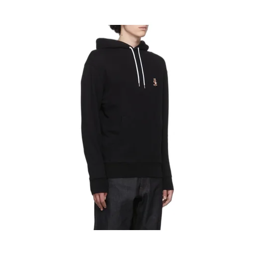 Maison Kitsuné Fox Patch Drawstring Hoodie