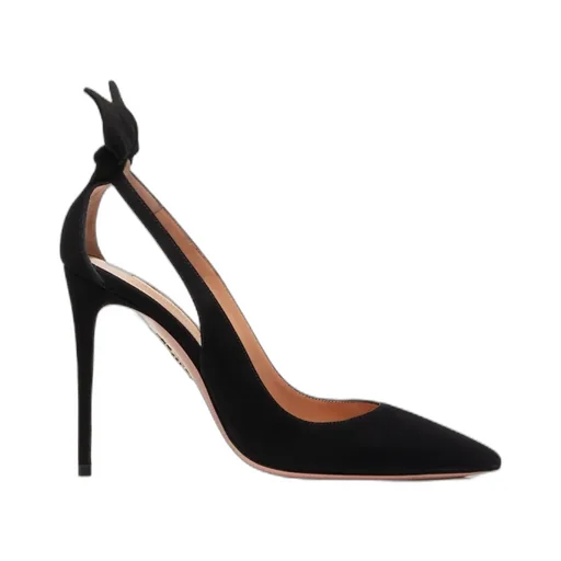 Aquazzura Bow Tie Pointed Toe Slingback Pumps