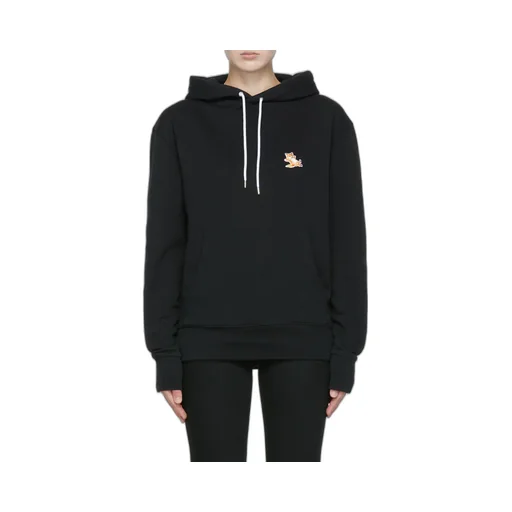 Maison Kitsuné Fox Patch Drawstring Hoodie