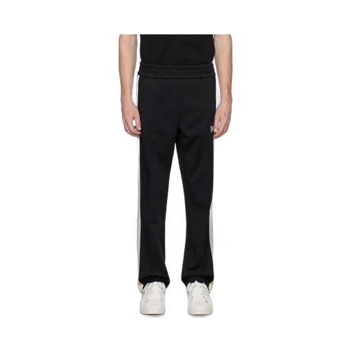 Palm Angels Logo Embroidered Straight-Leg Pants