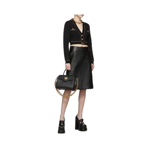 Versace Medusa Plaque Tote Bag