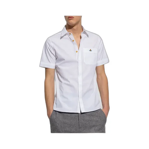 Vivienne Westwood Orb Embroidered Short-Sleeved Shirt