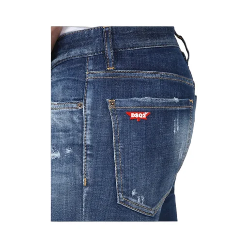 Dsquared2 Logo Patch Low-Rise Jeans