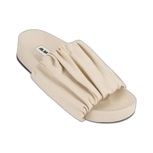 Jil Sander Ruched Slip-On Sandals