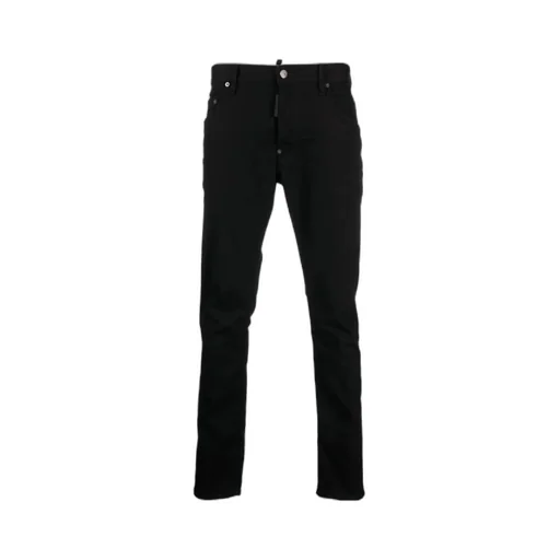 Dsquared2 Logo Patch Slim-Fit Jeans