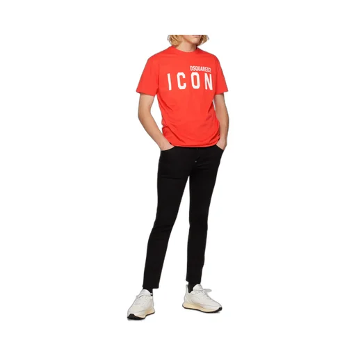 Dsquared2 Logo Patch Slim-Fit Jeans