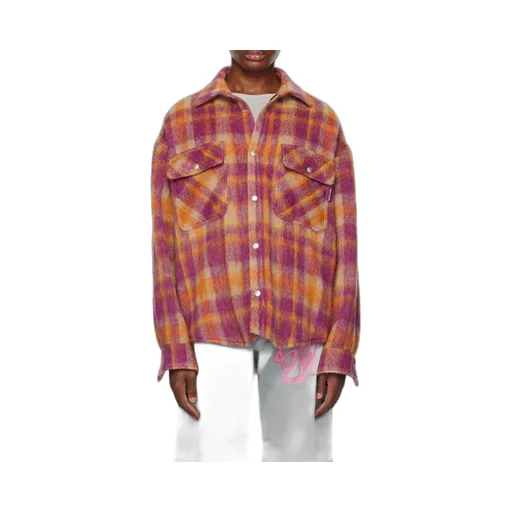 Palm Angels Plaid-Printed Buttoned Overshirt