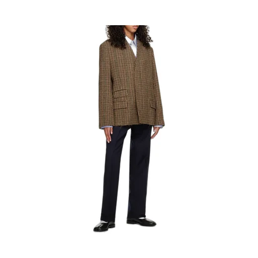Maison Margiela High-Waist Pressed Crease Trousers