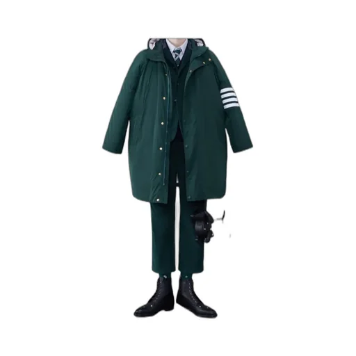 Thom Browne Long Sleeved 4-Bar Parka