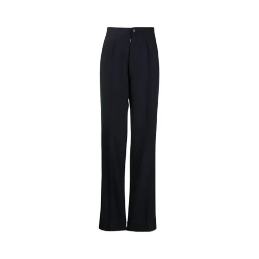 Maison Margiela High-Waist Pressed Crease Trousers