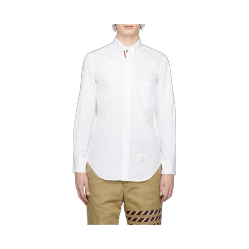 Thom Browne Rwb Detailed Long-Sleeved Shirt