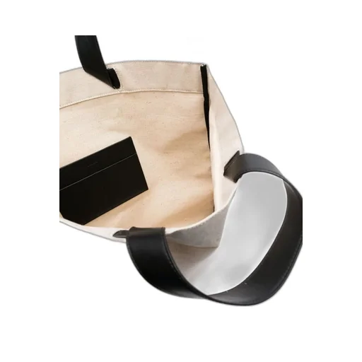 Jil Sander Logo Printed Large Tote Bag