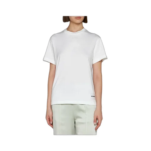 Jil Sander+ Logo Patch Crewneck T-Shirt
