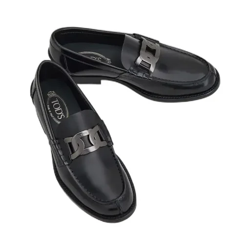 Tod's Chain-Link Detailed Slip-On Loafers