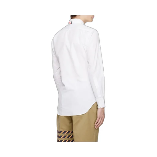 Thom Browne Rwb Detailed Long-Sleeved Shirt