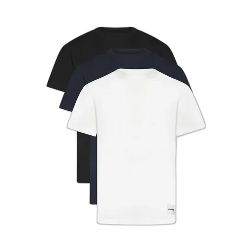 Jil Sander+ Logo Patch Crewneck T-Shirt