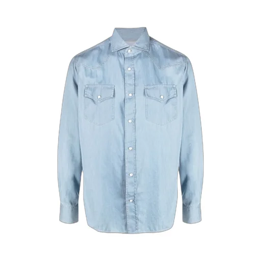 Brunello Cucinelli Long-Sleeved Denim Shirt