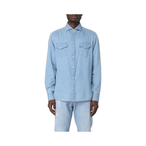Brunello Cucinelli Long-Sleeved Denim Shirt