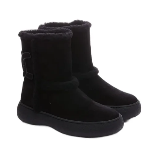 Tod's Kate Logo Patch Ankle Boots