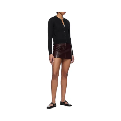 Maison Kitsuné Fox Head Embroidered Knitted Cardigan