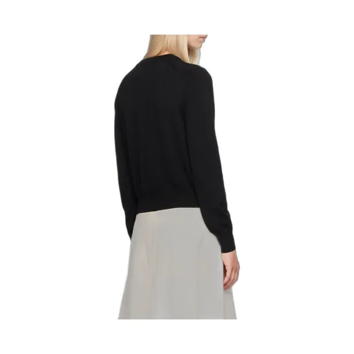 Maison Kitsuné Fox Head Embroidered Knitted Cardigan