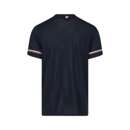 Thom Browne Stripe Detailed Crewneck T-Shirt