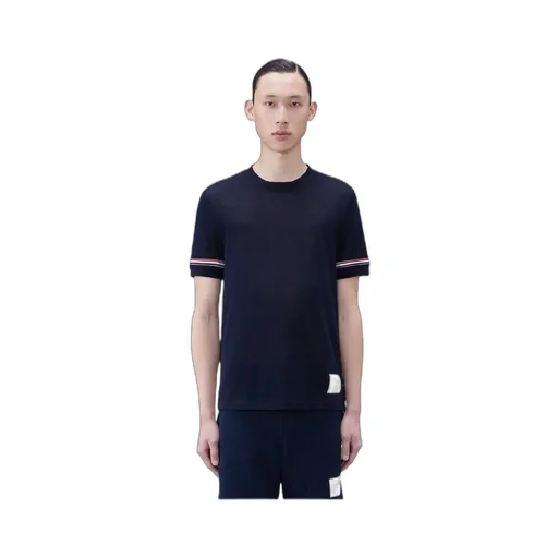 Thom Browne Stripe Detailed Crewneck T-Shirt