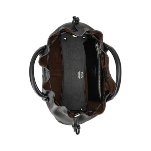 Tod's Di Logo Patch Drawstring Tote Bag