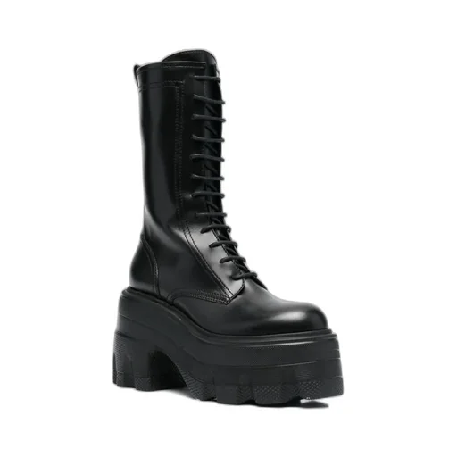 Casadei Chunky Sole Lace-Up Boots