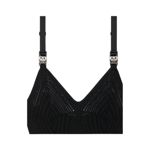 Givenchy 4G Buckle Straps Knitted Mini Dress