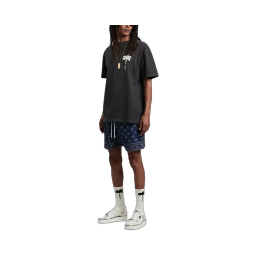 Palm Angels Palm Tree Printed Crewneck T-Shirt