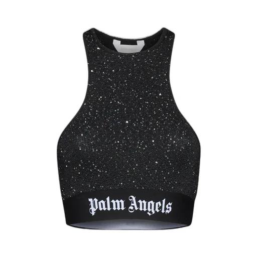Palm Angels Embellished Cropped Top